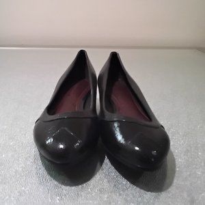 Women Giani Bini Brown Patent Leather Pointed Cap Toe Flat Slippers 6.5M N/W/O/T
